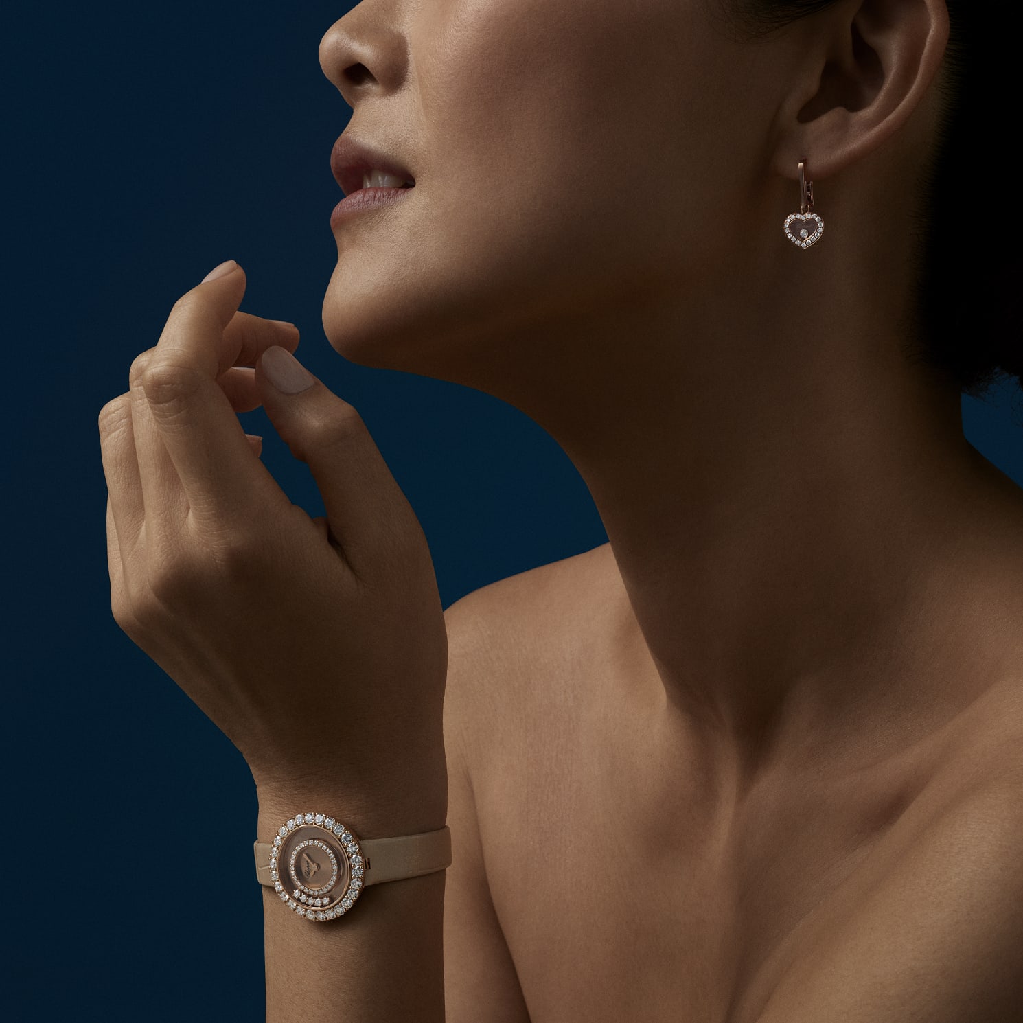 Chopard Happy Diamonds系列 女性 diamond watch FRONT