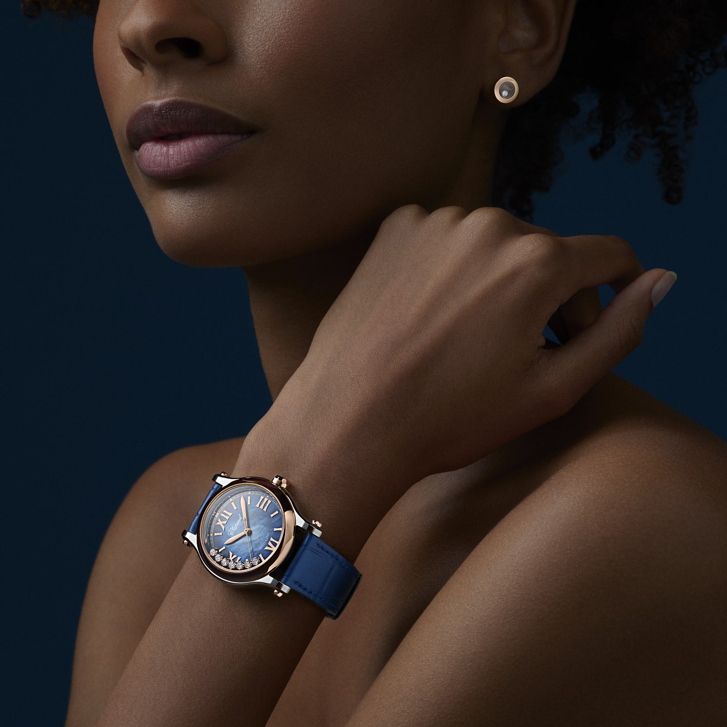 Chopard Happy Sport系列 女性 diamond watch FRONT